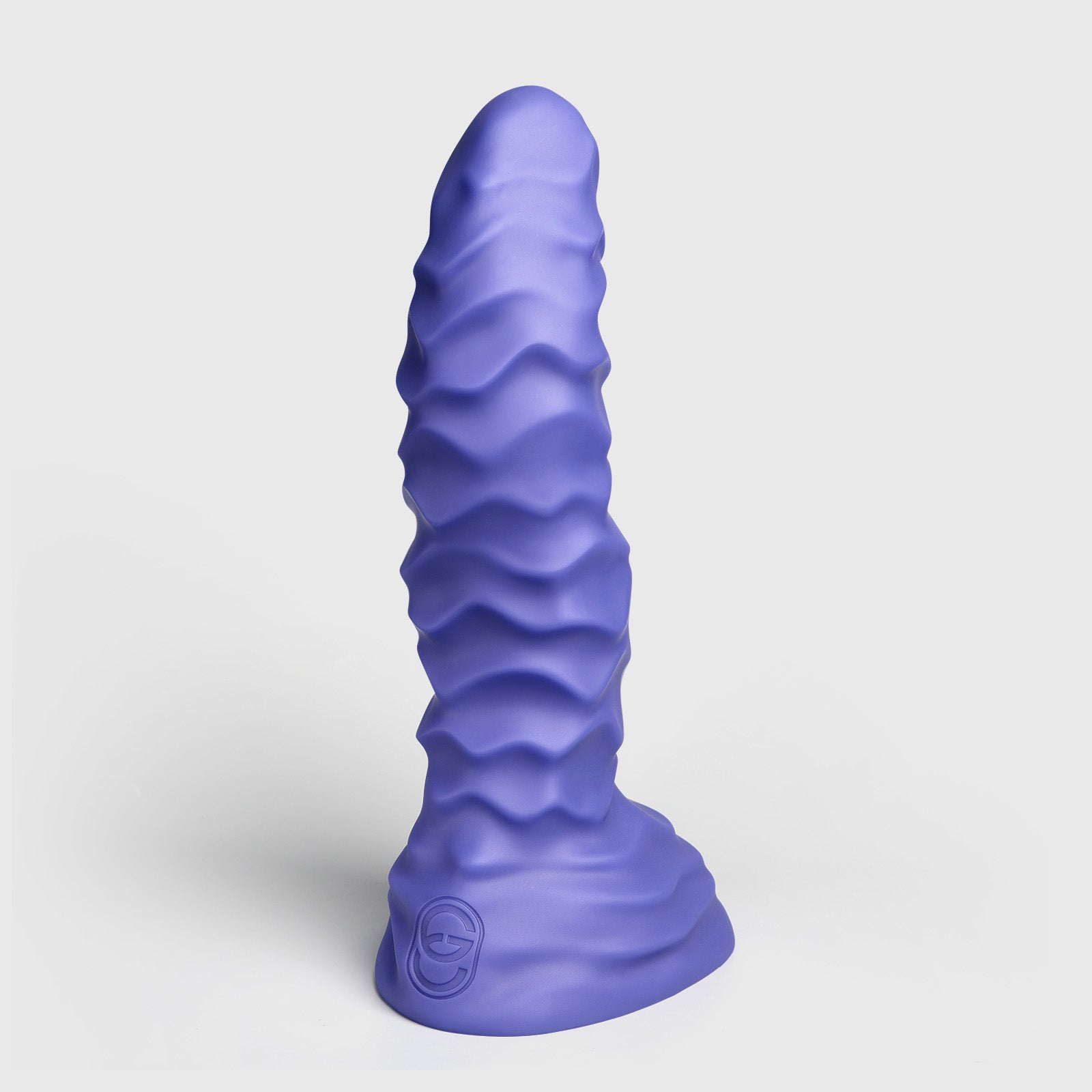 GreedyCluster ABADDON realistic platinum silicone dildo in Azure