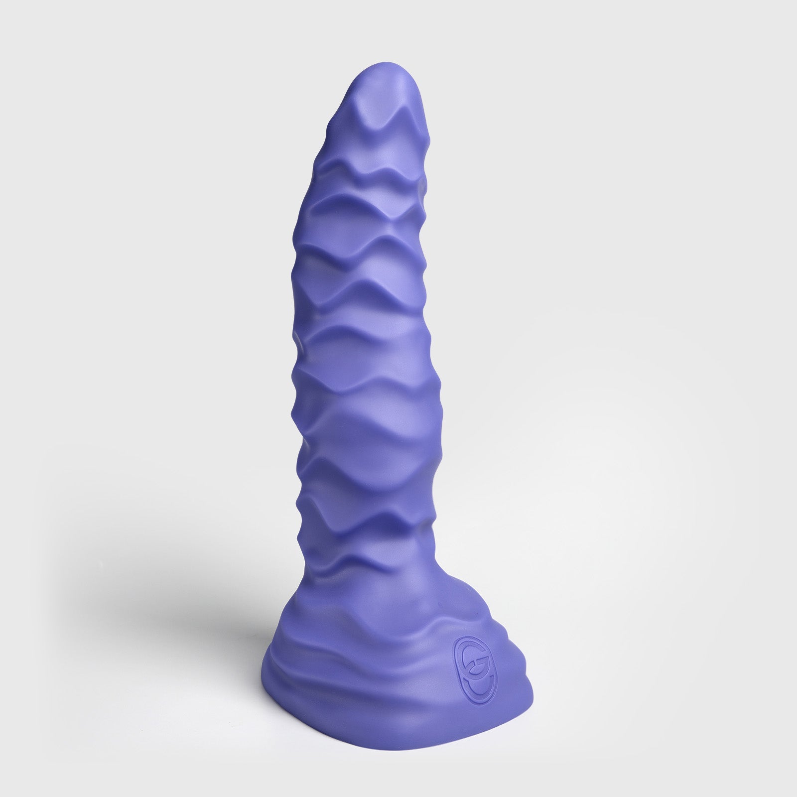 GreedyCluster ABADDON realistic platinum silicone dildo in Azure