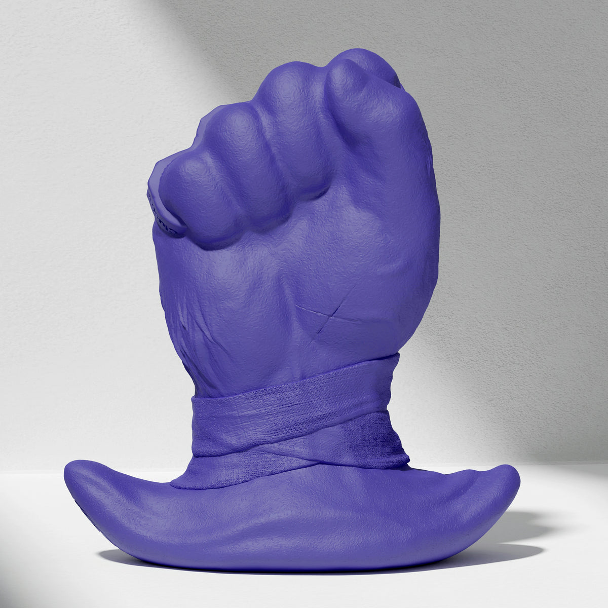 GreedyCluster ROGUE PUNCH STOPPER fist-shaped silicone dildo for anal fisting in Azure