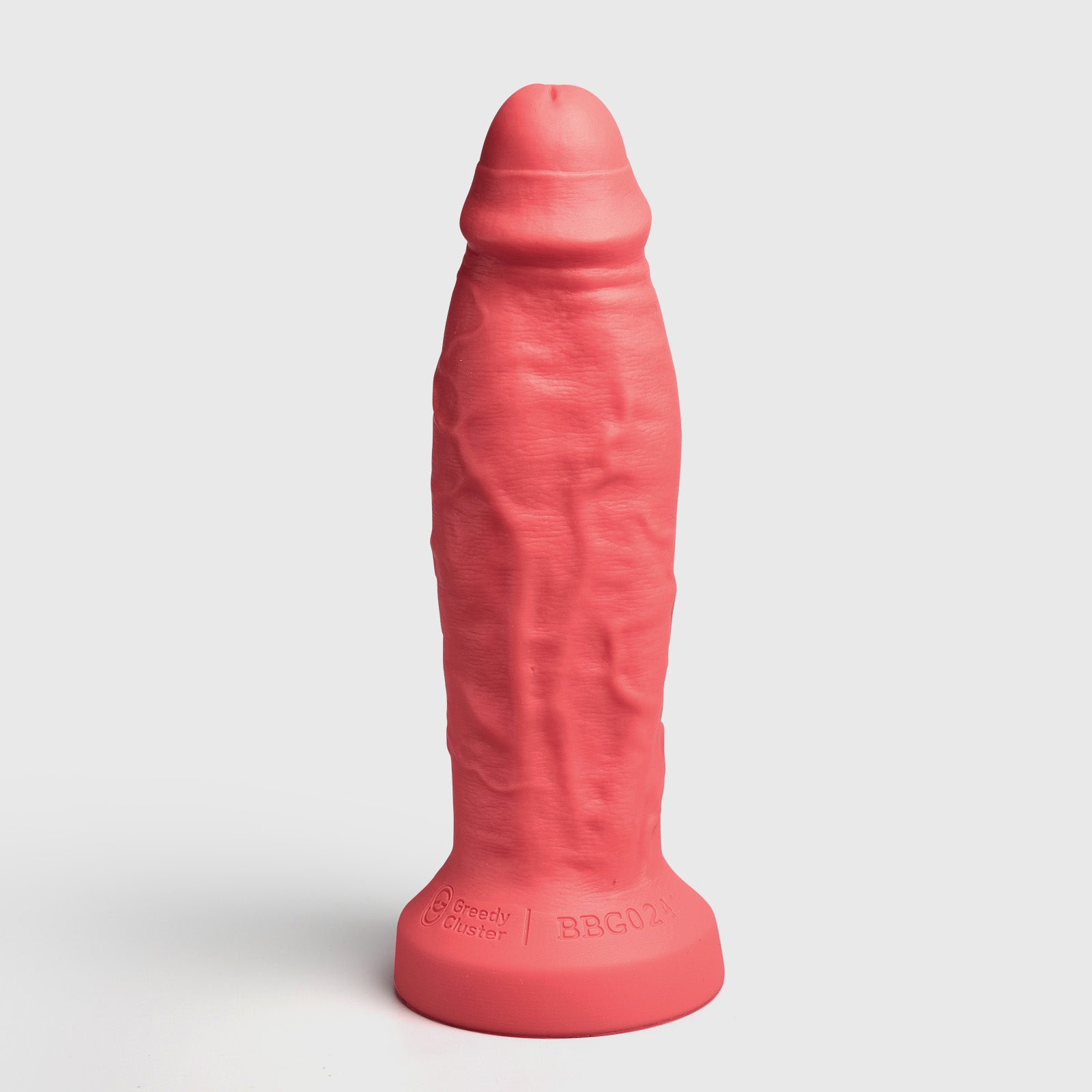 GreedyCluster BBG024 WADE rideable silicone dildo, Scarlett red