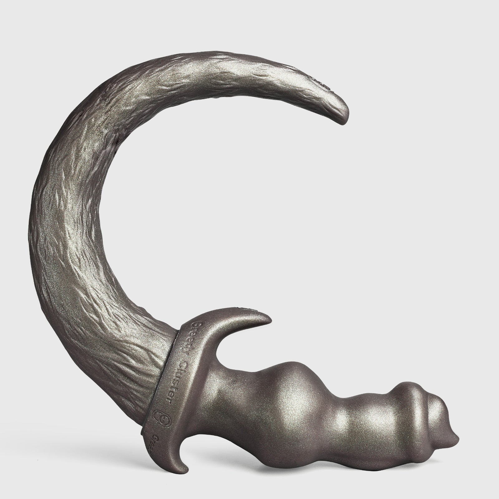 GreedyCluster PUP WOOF TAIL PLUG silicone anal plug with sculpted pup tail