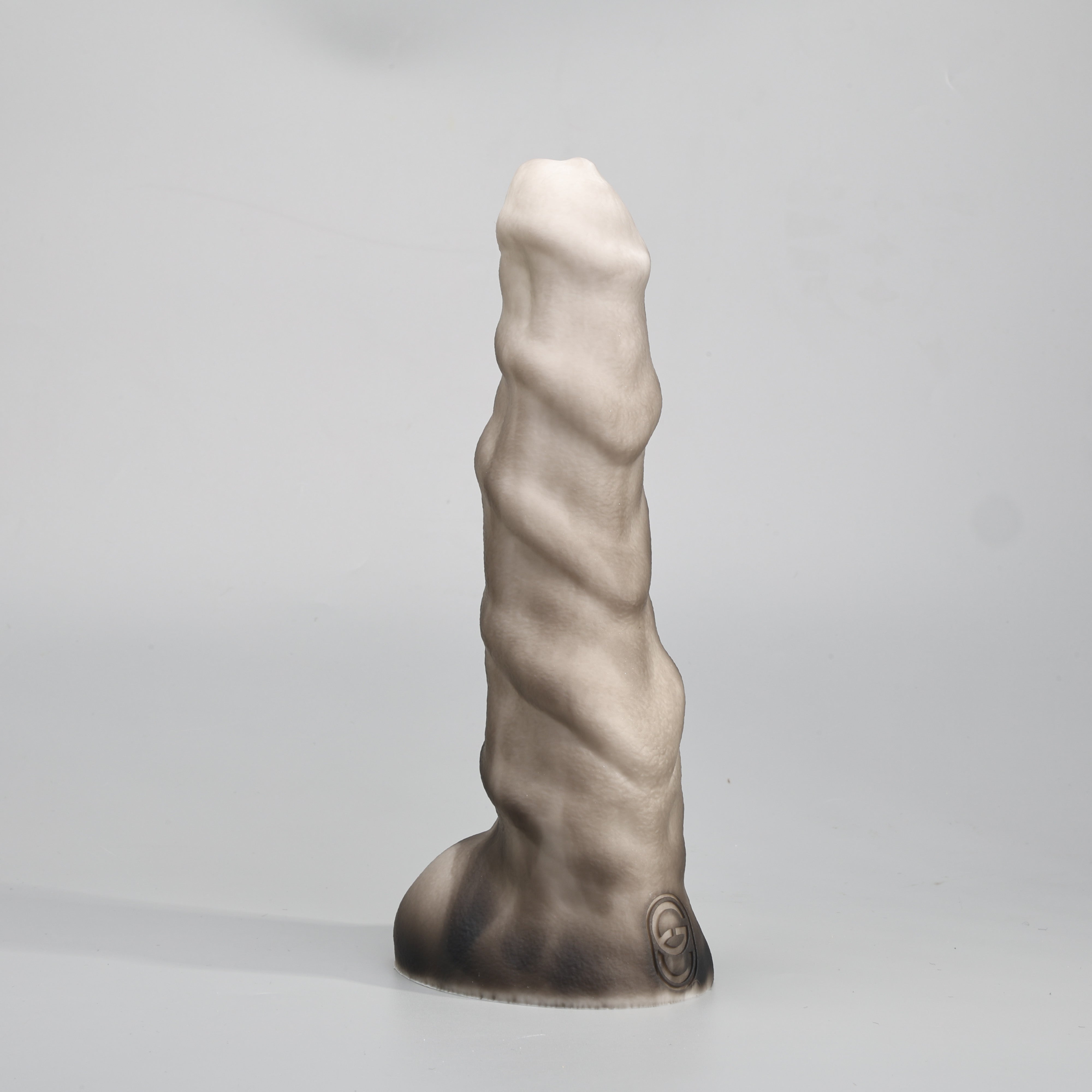 GreedyCluster RAM DILDO huge ridged alien silicone dildo, Dirty textured shaft
