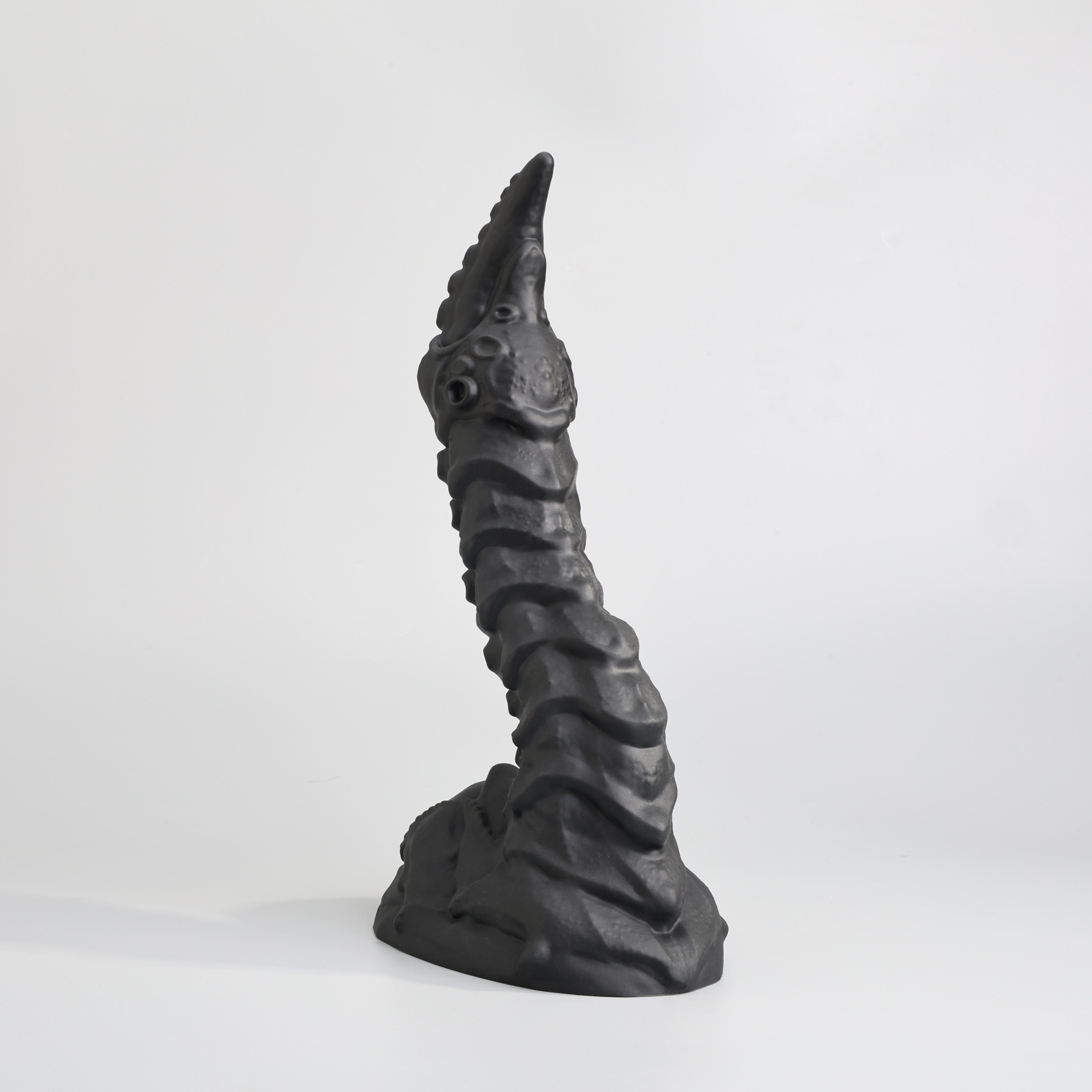 GreedyCluster STINGER scorpion tail fantasy silicone dildo, biomechanical detail