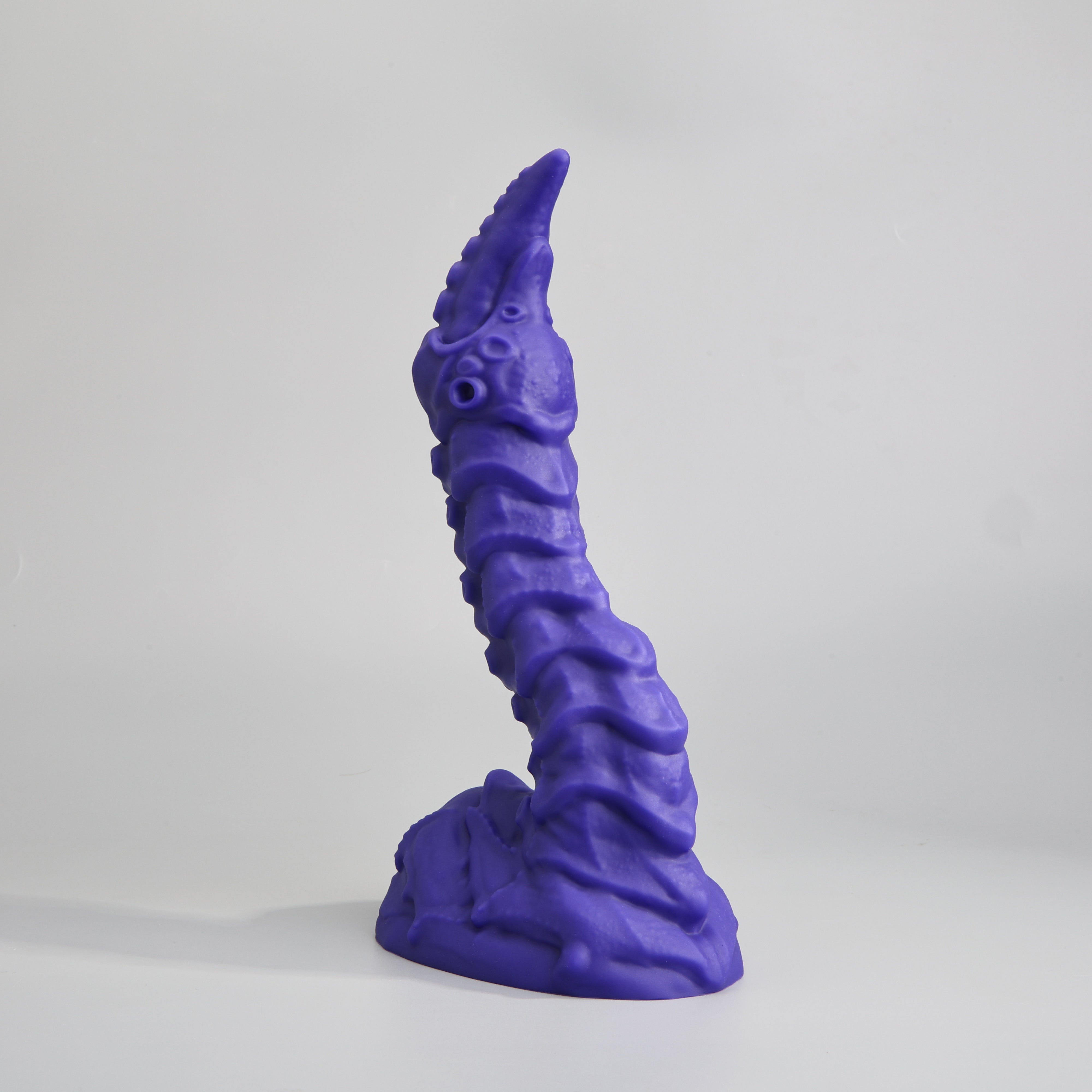 GreedyCluster STINGER scorpion tail fantasy silicone dildo, biomechanical detail