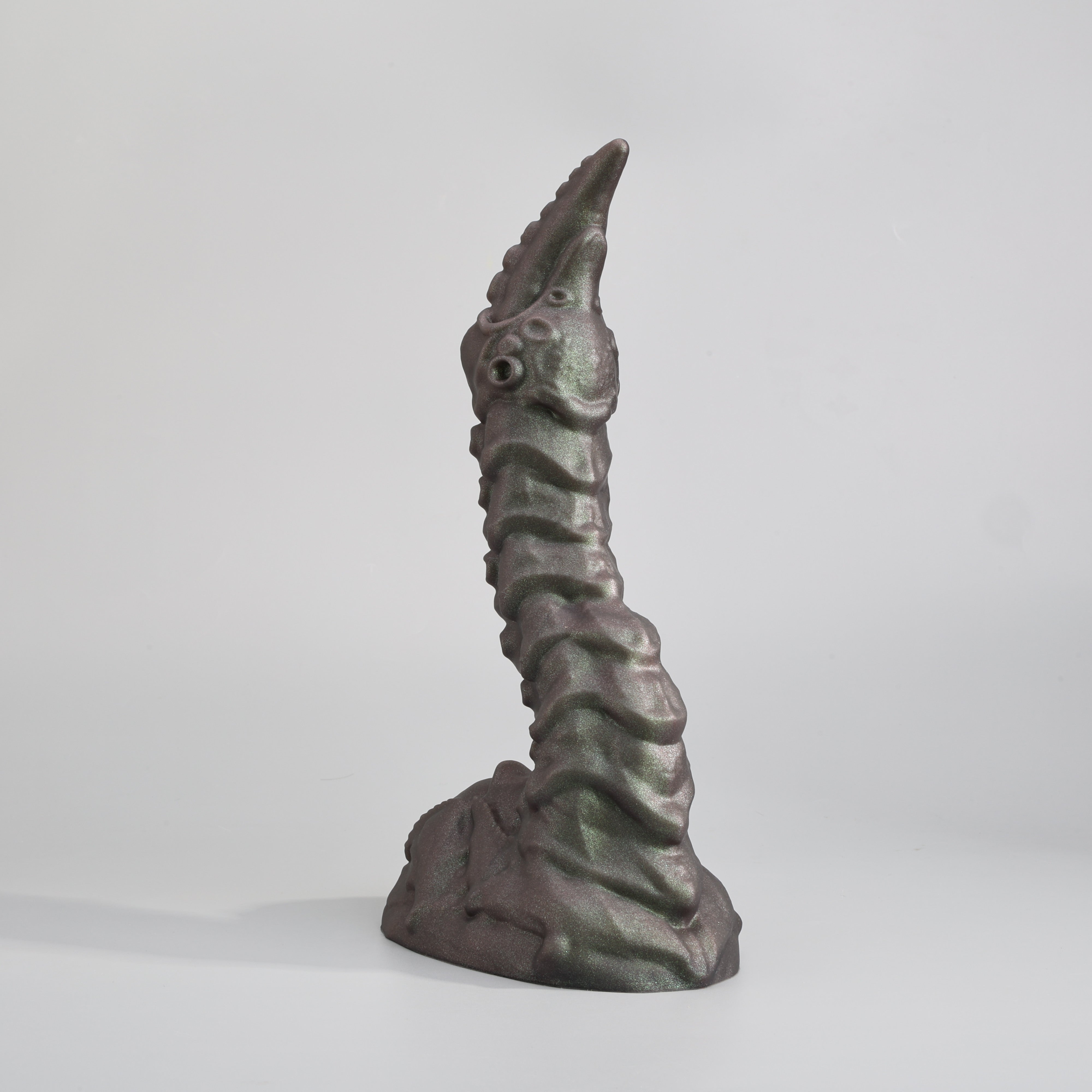 GreedyCluster STINGER scorpion tail fantasy silicone dildo, biomechanical detail