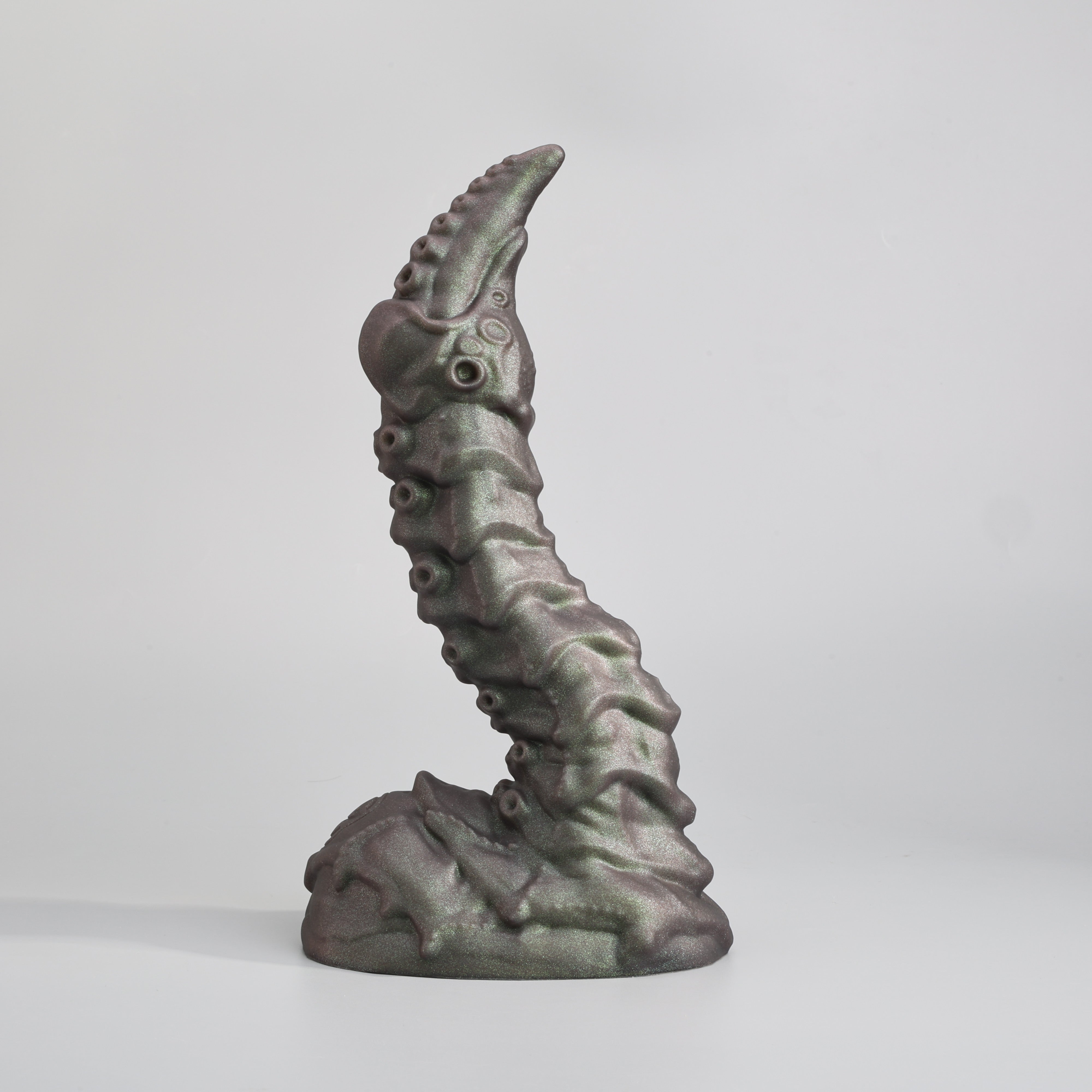 GreedyCluster STINGER scorpion tail fantasy silicone dildo, biomechanical detail
