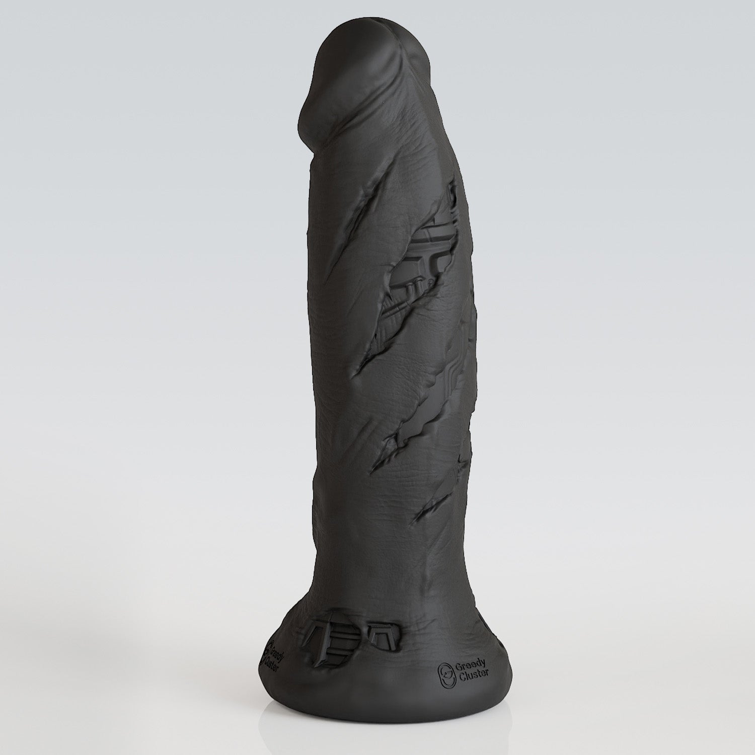 GreedyCluster WOLVERINE DILDO cybernetic realistic silicone dildo, textured product detail