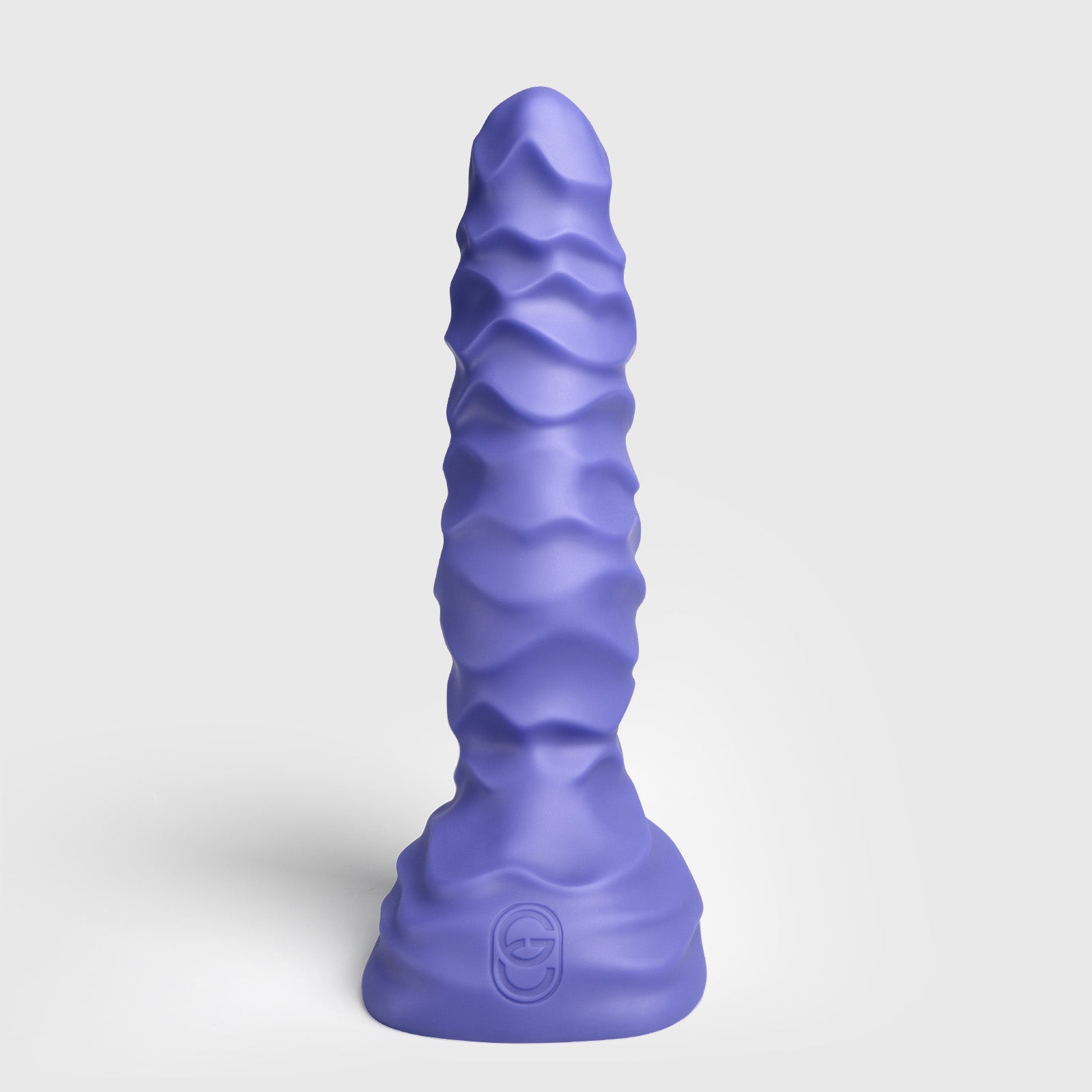 GreedyCluster ABADDON realistic platinum silicone dildo in Azure