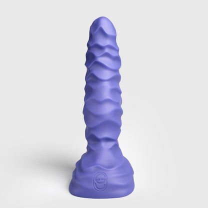 GreedyCluster ABADDON realistic platinum silicone dildo in Azure