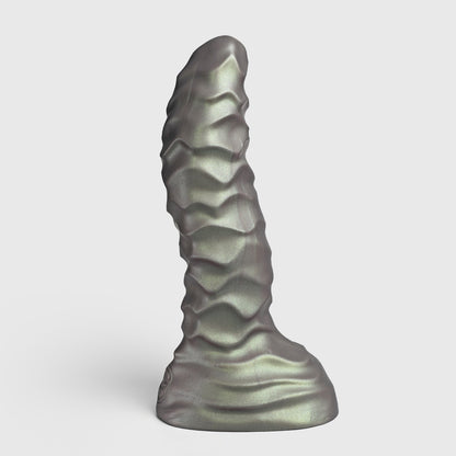 GreedyCluster ABADDON realistic platinum silicone dildo in Rust