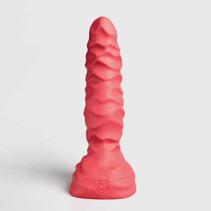 GreedyCluster ABADDON realistic platinum silicone dildo in Scarlett