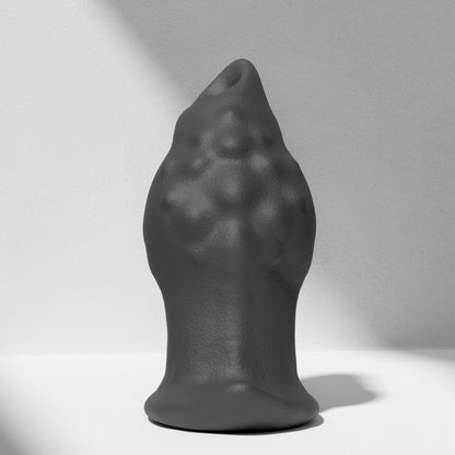 GreedyCluster GREEDYHOLE TUNNEL PLUG 02 silicone tunnel butt plug black product view