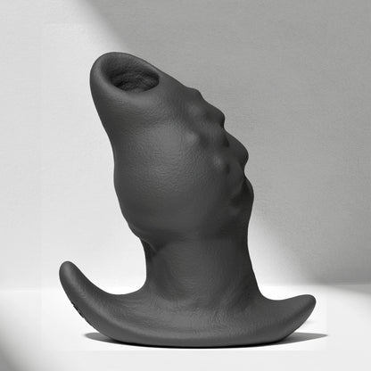 GreedyCluster GREEDYHOLE TUNNEL PLUG 02 silicone tunnel butt plug black product view