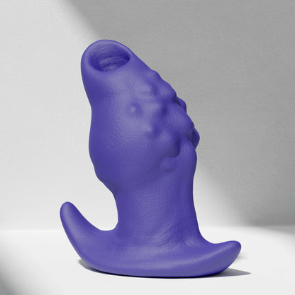 GreedyCluster GREEDYHOLE TUNNEL PLUG 02 silicone tunnel butt plug blue product view