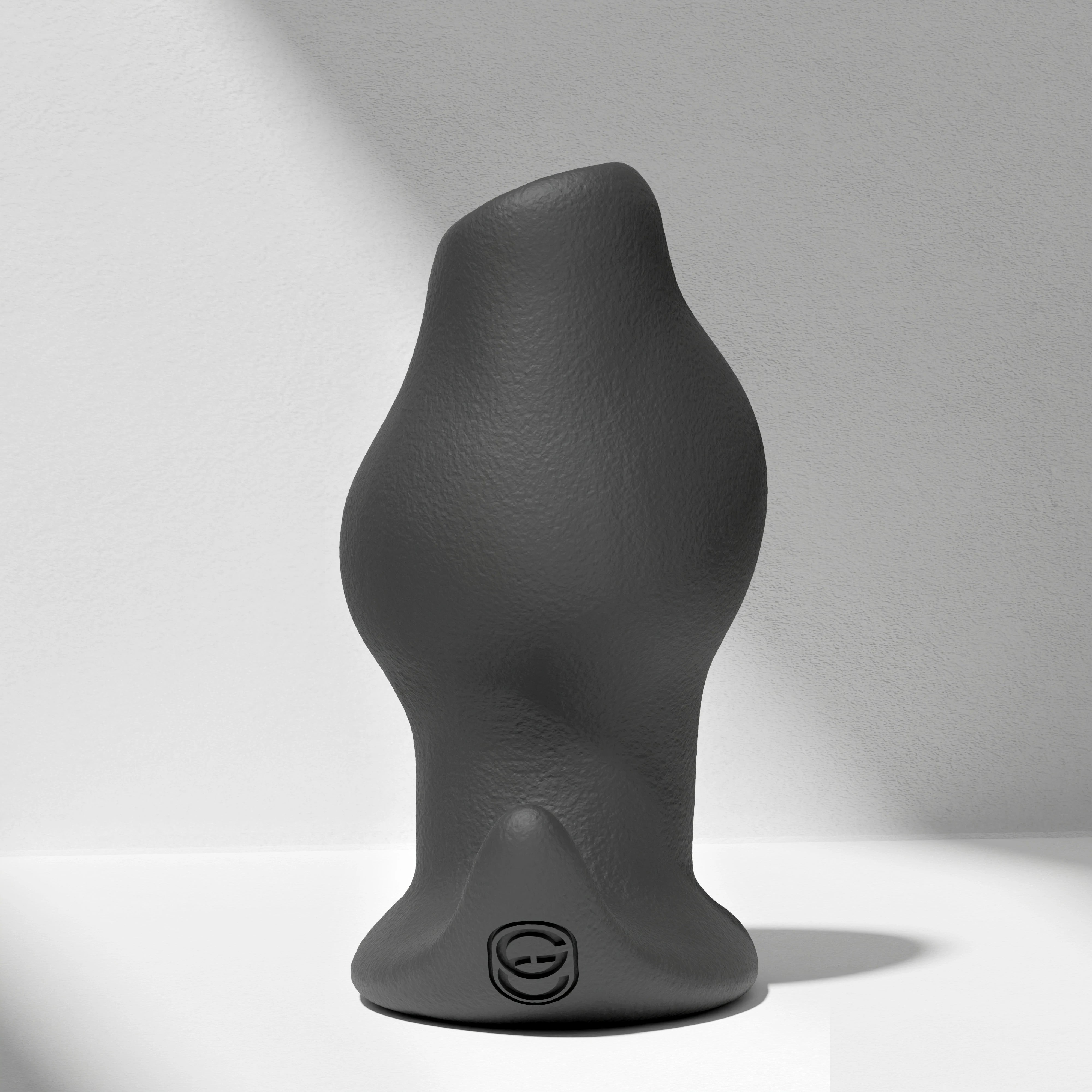 GreedyCluster GREEDYHOLE TUNNEL PLUG 03 silicone tunnel butt plug black product view