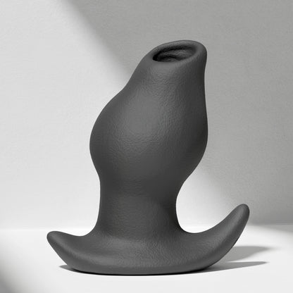GreedyCluster GREEDYHOLE TUNNEL PLUG 03 silicone tunnel butt plug black product view