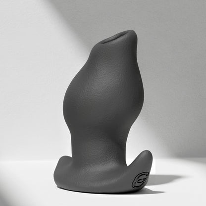 GreedyCluster GREEDYHOLE TUNNEL PLUG 03 silicone tunnel butt plug black product view