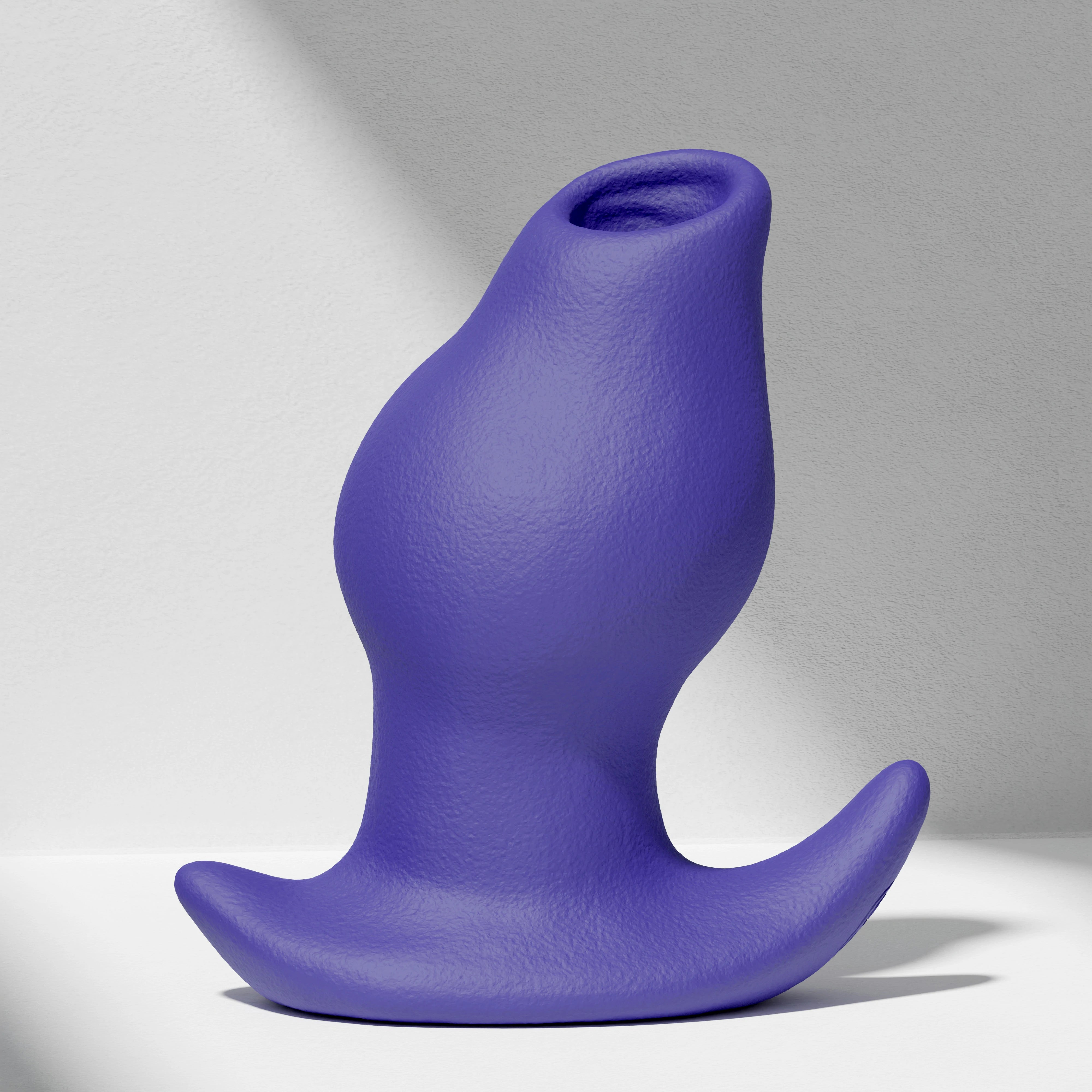 GreedyCluster GREEDYHOLE TUNNEL PLUG 03 silicone tunnel butt plug blue product view