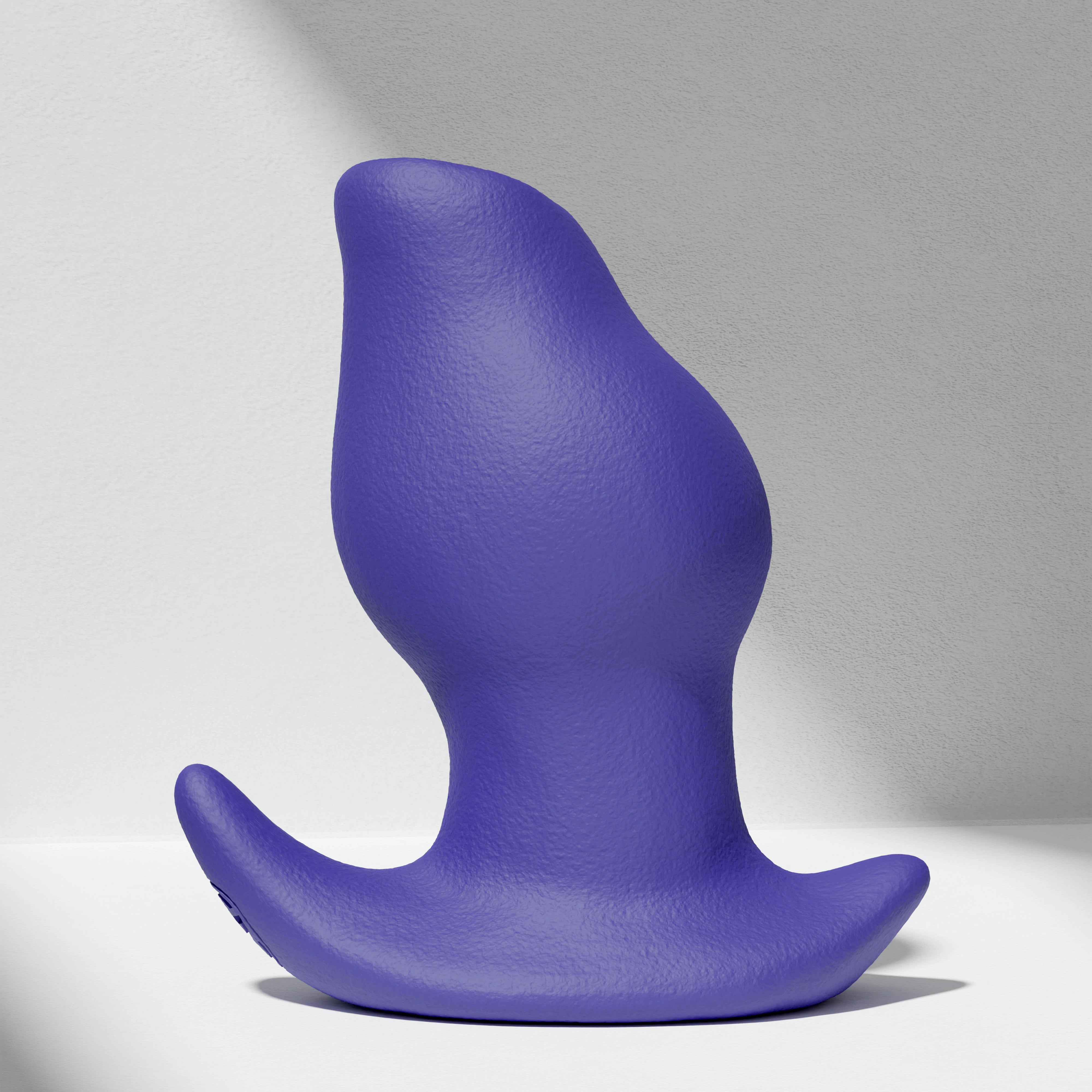 GreedyCluster GREEDYHOLE TUNNEL PLUG 03 silicone tunnel butt plug blue product view