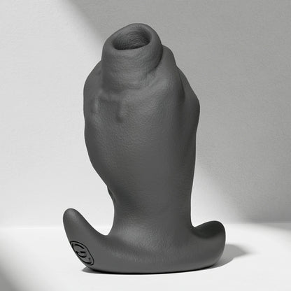 GreedyCluster GREEDYHOLE TUNNEL PLUG 04 silicone tunnel butt plug black product view
