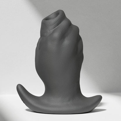 GreedyCluster GREEDYHOLE TUNNEL PLUG 04 silicone tunnel butt plug black product view
