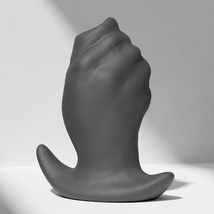 GreedyCluster GREEDYHOLE TUNNEL PLUG 04 silicone tunnel butt plug black product view