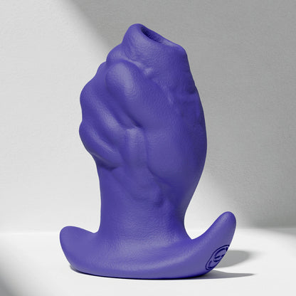 GreedyCluster GREEDYHOLE TUNNEL PLUG 04 silicone tunnel butt plug blue product view