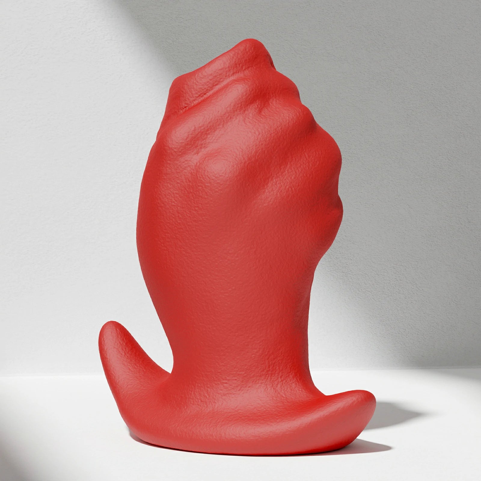 GreedyCluster GREEDYHOLE TUNNEL PLUG 04 silicone tunnel butt plug red product view