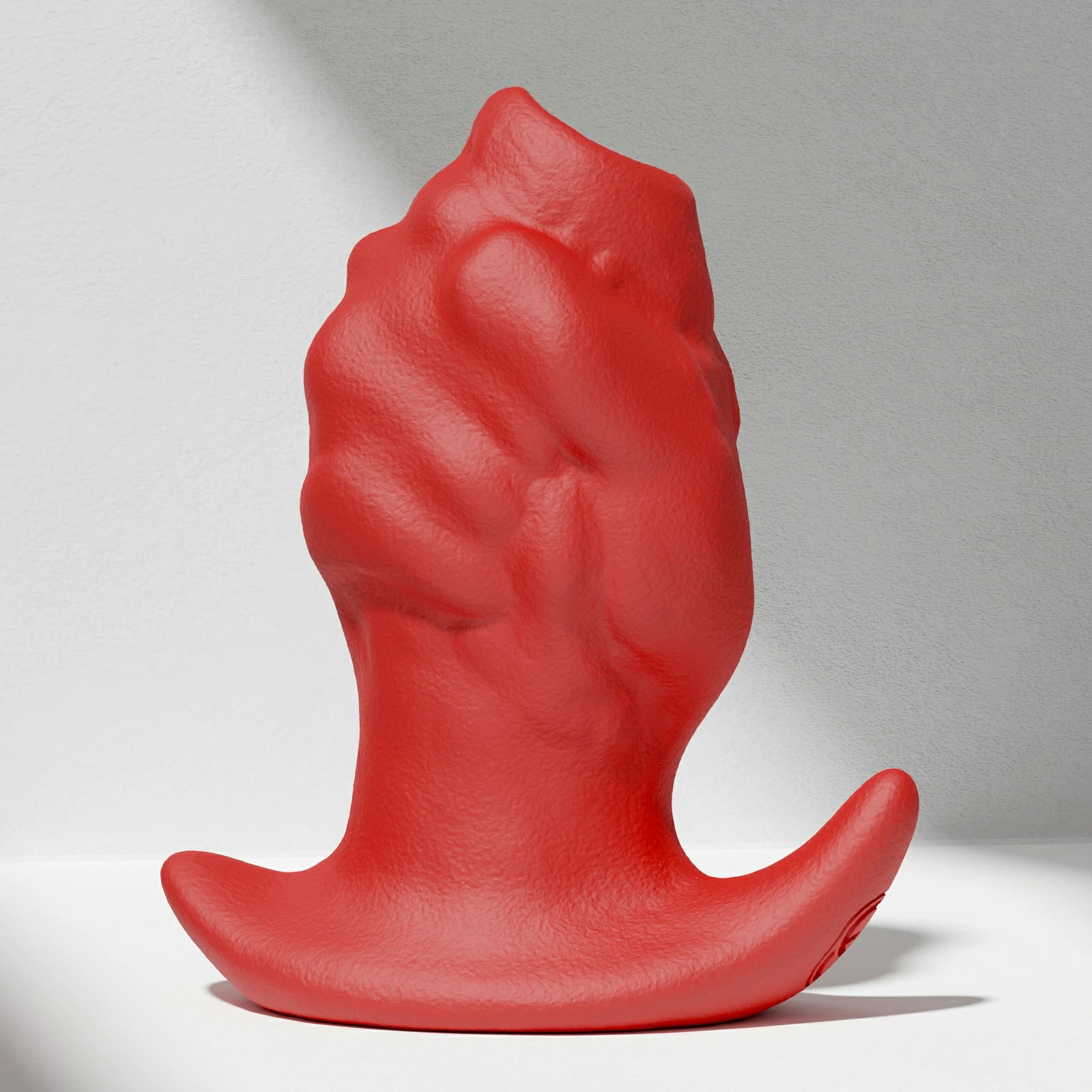 GreedyCluster GREEDYHOLE TUNNEL PLUG 04 silicone tunnel butt plug red product view