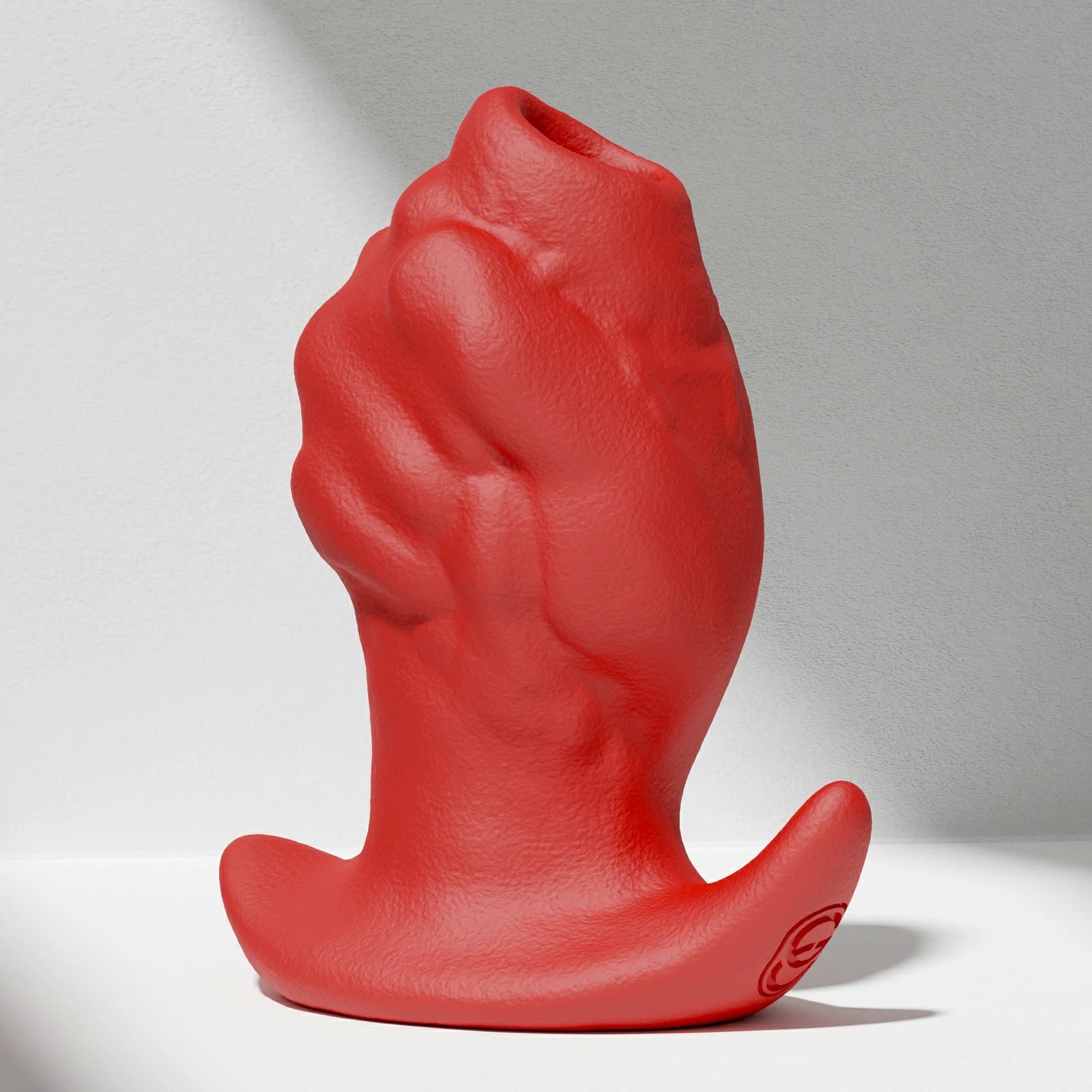 GreedyCluster GREEDYHOLE TUNNEL PLUG 04 silicone tunnel butt plug red product view