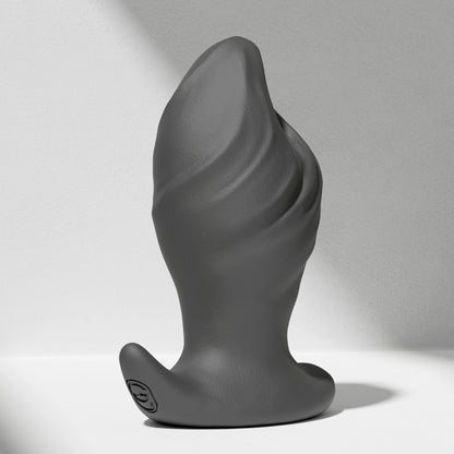 GreedyCluster GREEDYHOLE STOPPER 01 beginner silicone butt plug in Charcoal