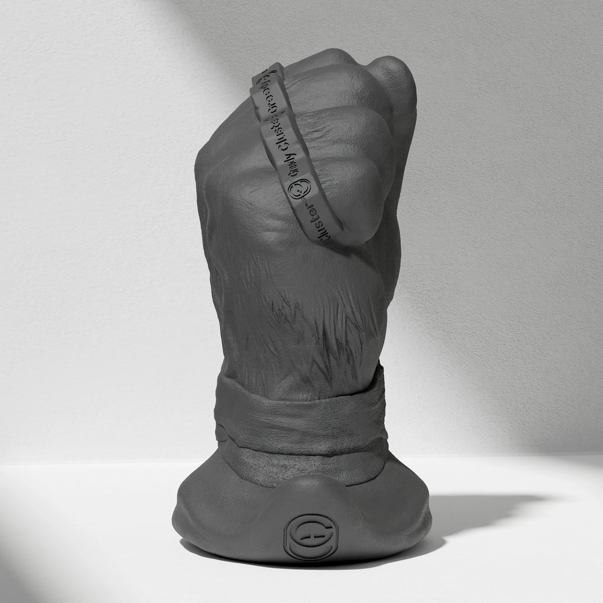 GreedyCluster ROGUE PUNCH STOPPER fist-shaped silicone dildo for anal fisting in Charcoal