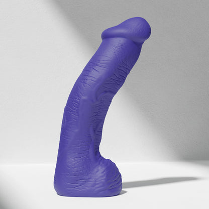 GreedyCluster SERGEANT realistic silicone dildo for depth training in Azure