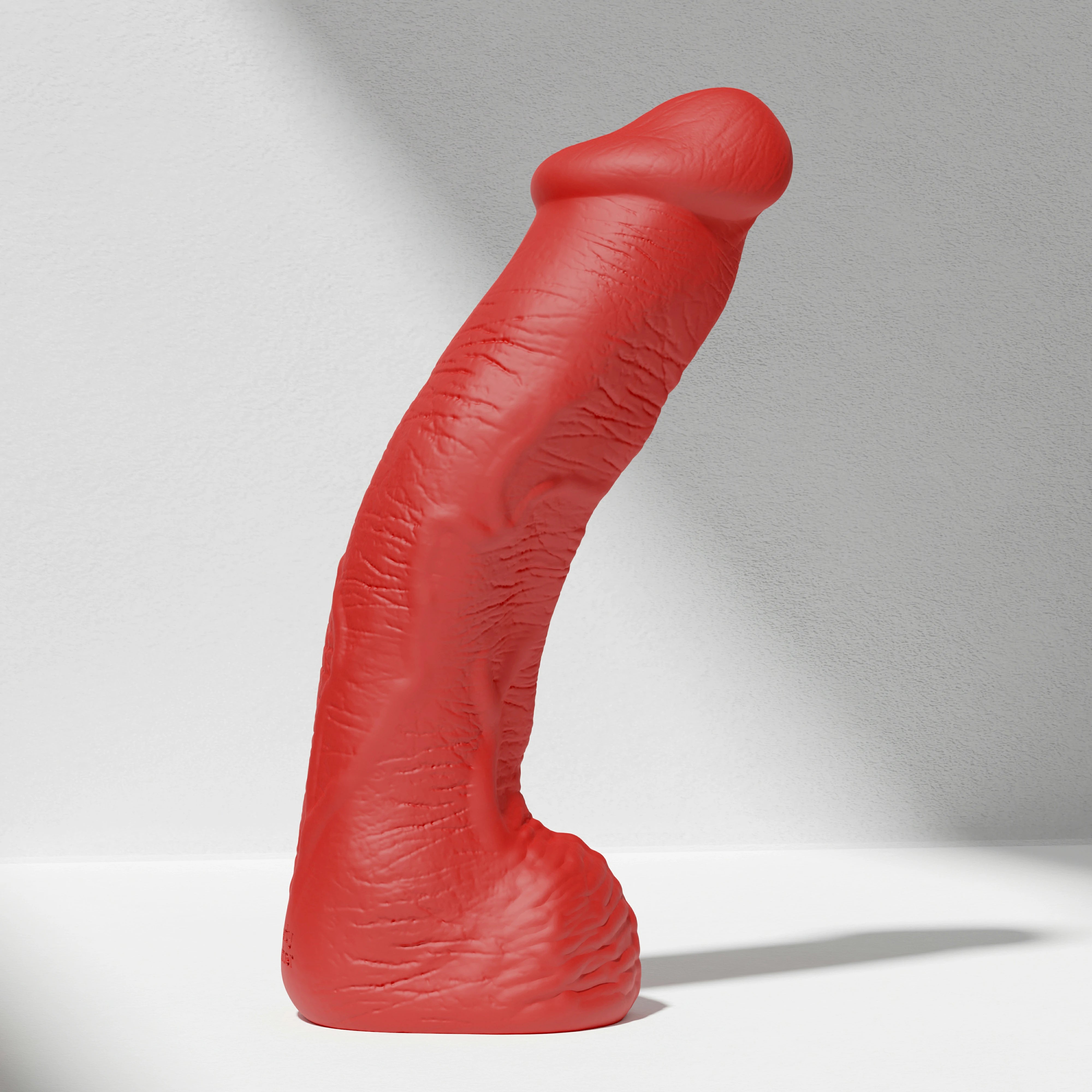 GreedyCluster SERGEANT realistic silicone dildo for depth training in Scarlett