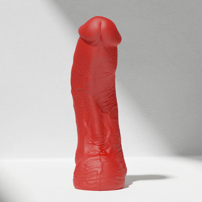 GreedyCluster SERGEANT realistic silicone dildo for depth training in Scarlett