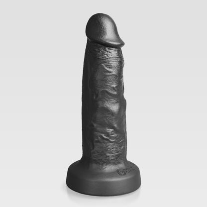 GreedyCluster BBG001 VICTOR realistic silicone dildo in Charcoal with vascular texture and suction base