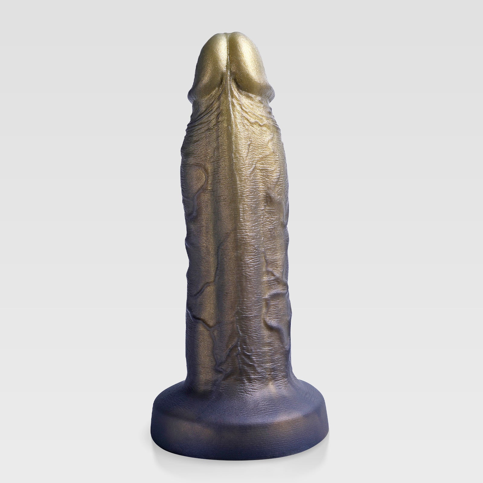 GreedyCluster BBG001 VICTOR realistic silicone dildo in Dirty with exposed glans and suction base