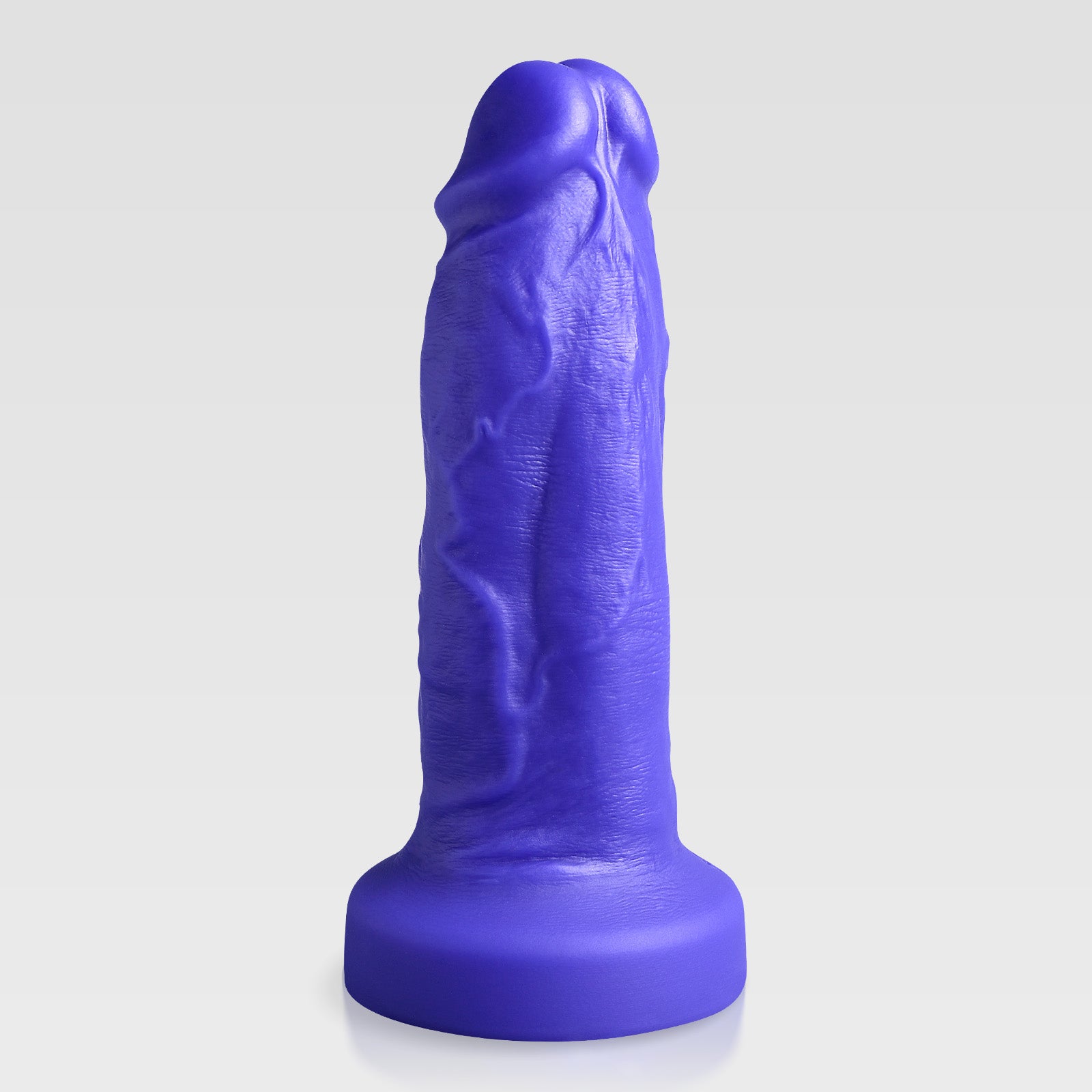 GreedyCluster BBG016 BRUNO realistic silicone dildo, Azure detailed shaft
