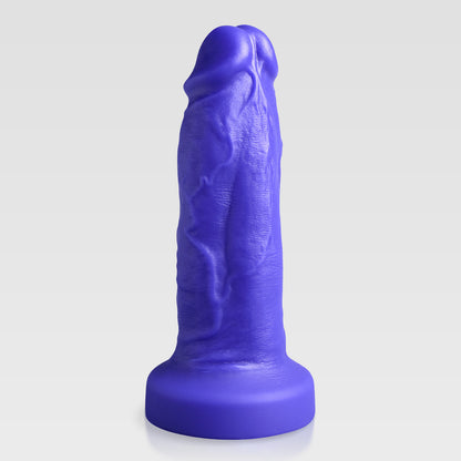 GreedyCluster BBG016 BRUNO realistic silicone dildo, Azure detailed shaft