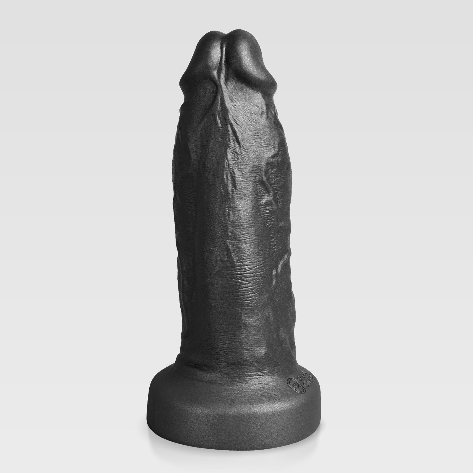 GreedyCluster BBG016 BRUNO realistic silicone dildo, Charcoal detailed shaft