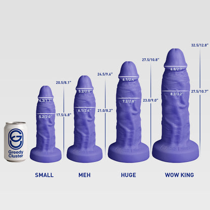 GreedyCluster BBG016 BRUNO realistic silicone dildo product view 22