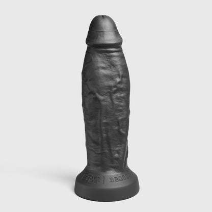 GreedyCluster BBG024 WADE rideable silicone dildo, Charcoal black