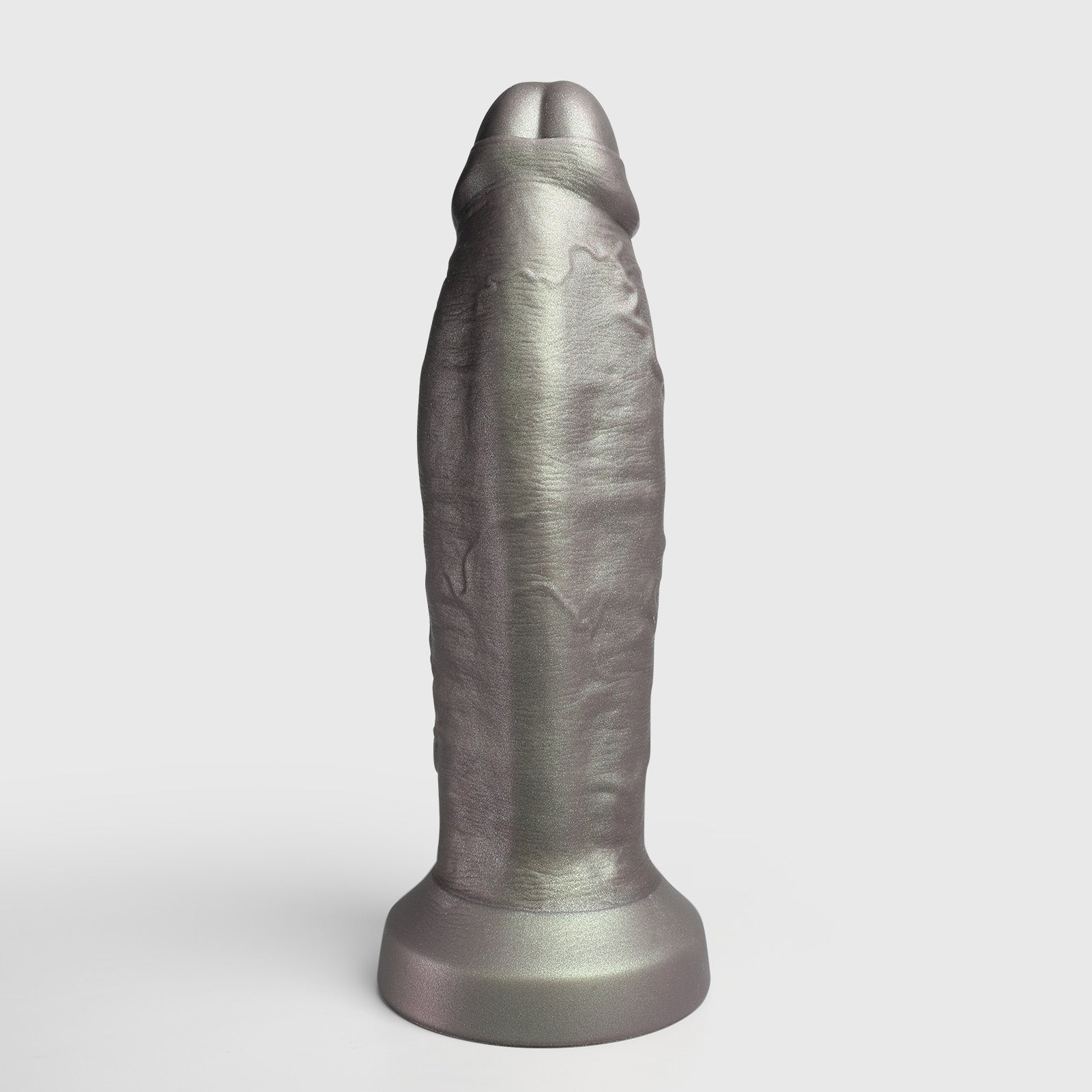 GreedyCluster BBG024 WADE rideable silicone dildo, Rust finish