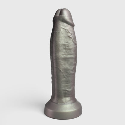 GreedyCluster BBG024 WADE rideable silicone dildo, Rust finish