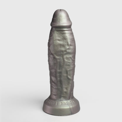 GreedyCluster BBG024 WADE rideable silicone dildo, Rust finish