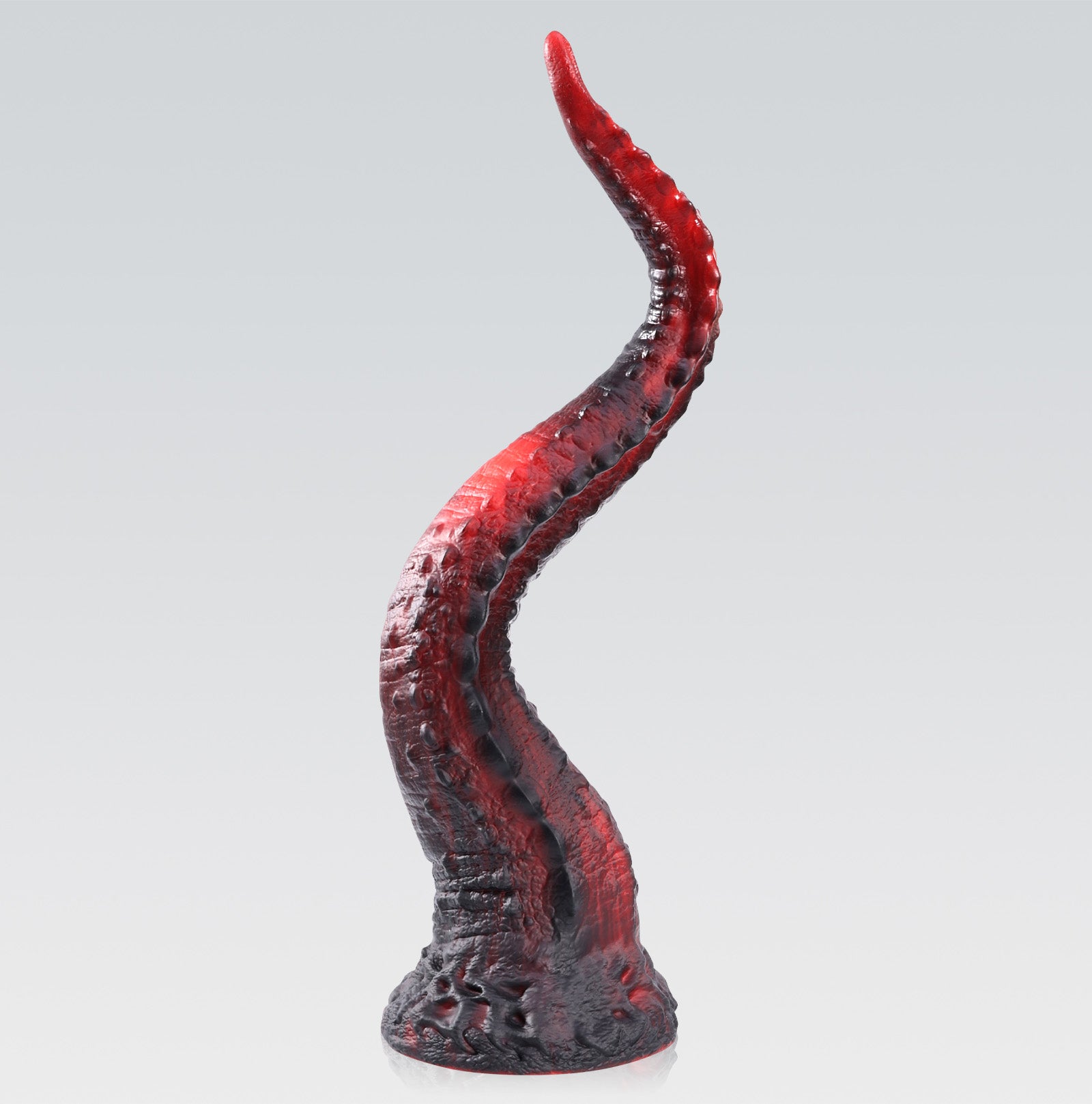GreedyCluster DRACOTAIL silicone dragon tail dildo, Lava textured tail design