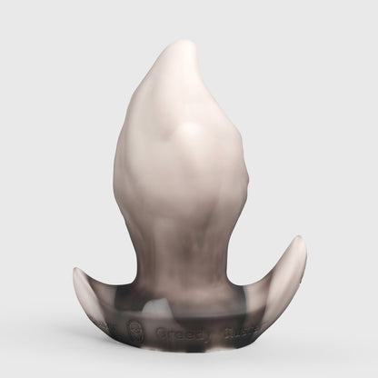 GreedyCluster GREEDYHOLE STOPPER 01 PRO silicone spiral butt plug, Dirty textured design
