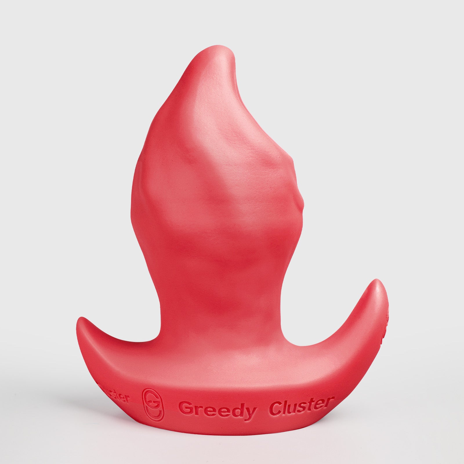 GreedyCluster GREEDYHOLE STOPPER 01 PRO silicone spiral butt plug, Scarlett textured design