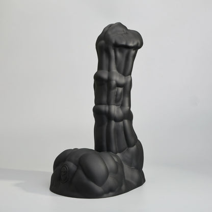 GreedyCluster PEGASUS equine fantasy silicone dildo, detailed product view