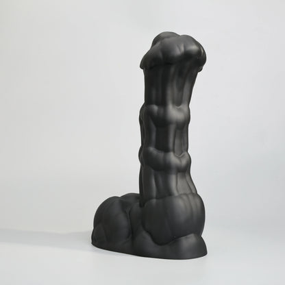 GreedyCluster PEGASUS equine fantasy silicone dildo, detailed product view